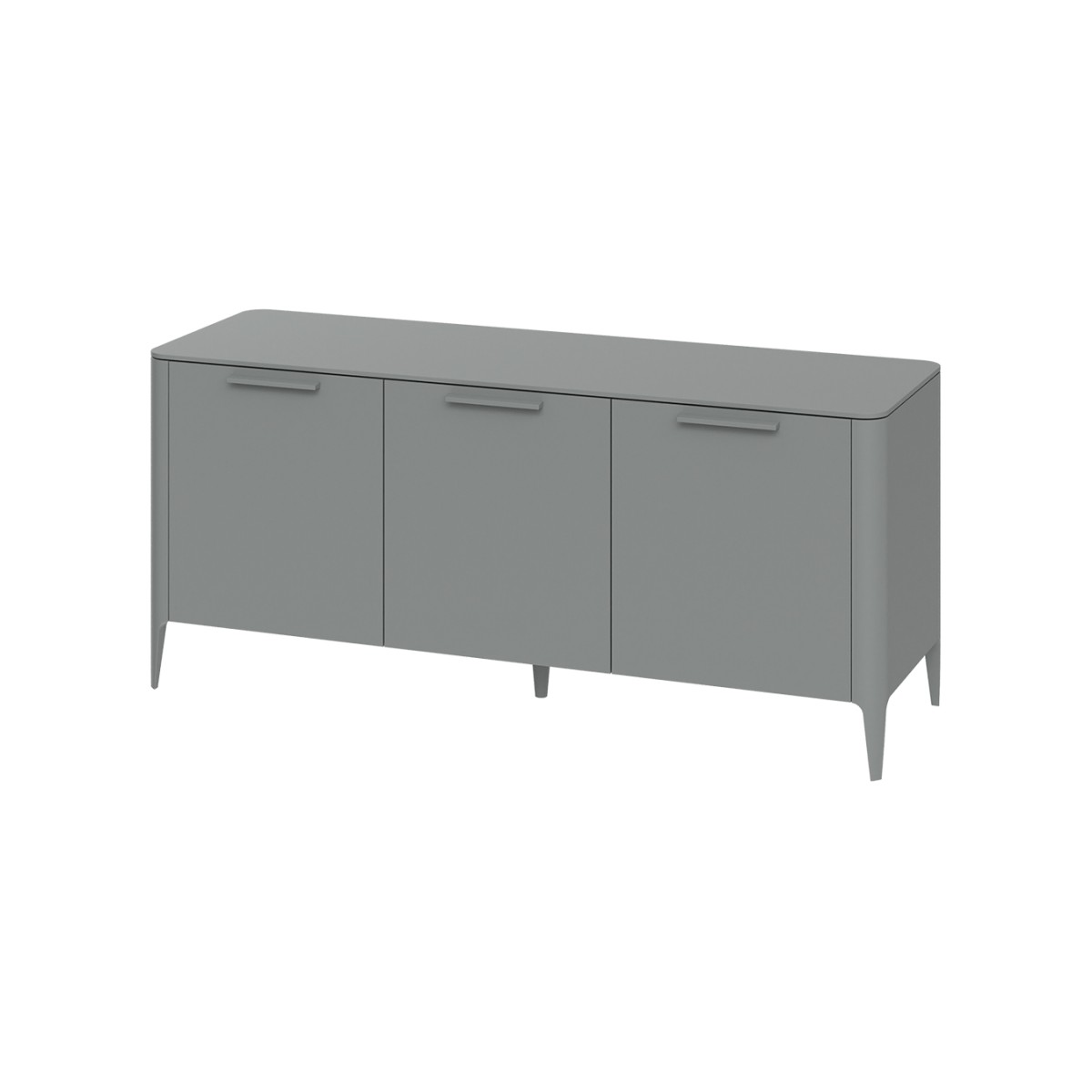 Тумба Type 3 двери ширина 160 см (серый)