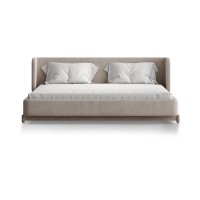 Кровать Basic спальное место 180*200 см (бежевый, антивандальная)