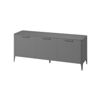Тумба Type oak 3 двери ширина 180 см (серый)