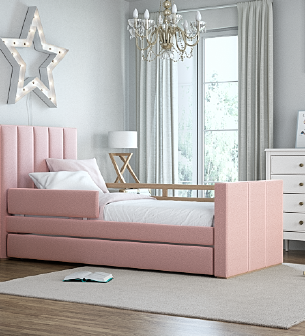 Кровать подростковая Cosy спальное место 90*200 см (розовый)