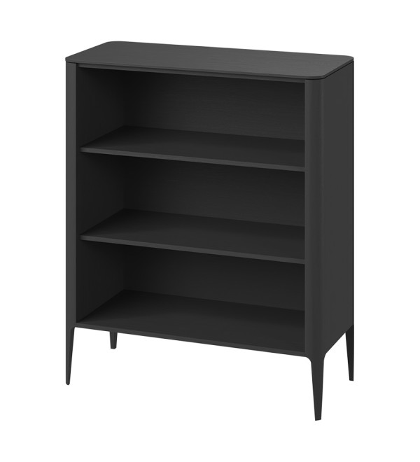 Стеллаж Type oak 120 см (черный)