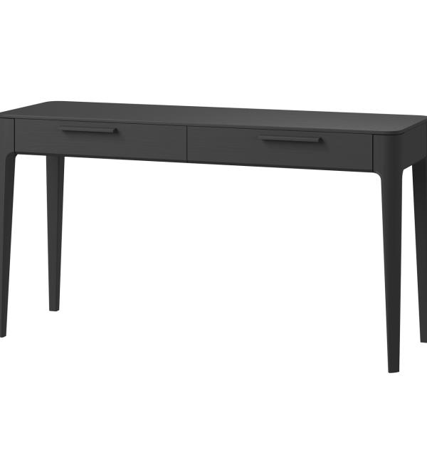 Консоль Type oak 2 ящика ширина 140 см (черный)