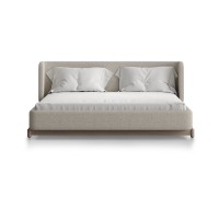 Кровать Basic спальное место 160*200 см (молочный, букле)