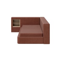 Диван-кровать Cube c нишей M (сиена FiberGuardе)