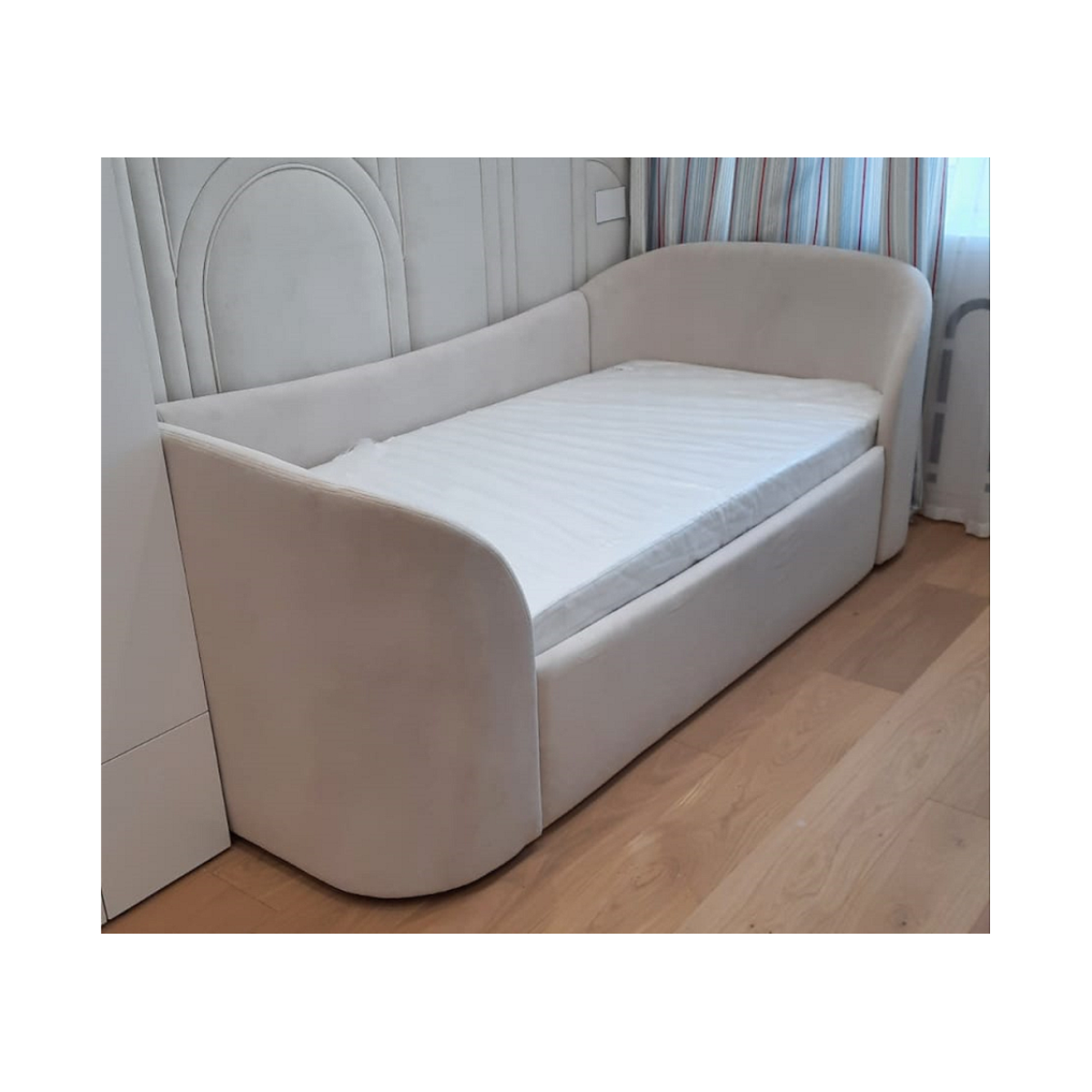 Диван-кровать KIDI Soft 90*200 см антивандальная ткань (серый)