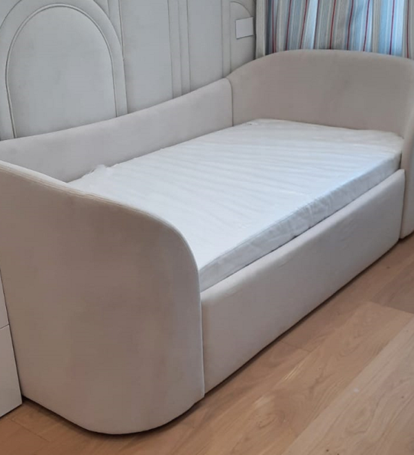 Диван-кровать KIDI Soft 90*200 см антивандальная ткань (серый)