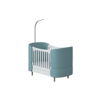 Кроватка-трансформер KIDI Soft (бирюзовый)