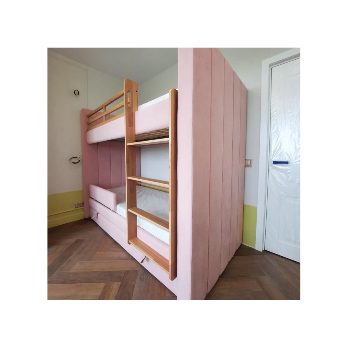 Кровать двухъярусная Cosy (розовый)