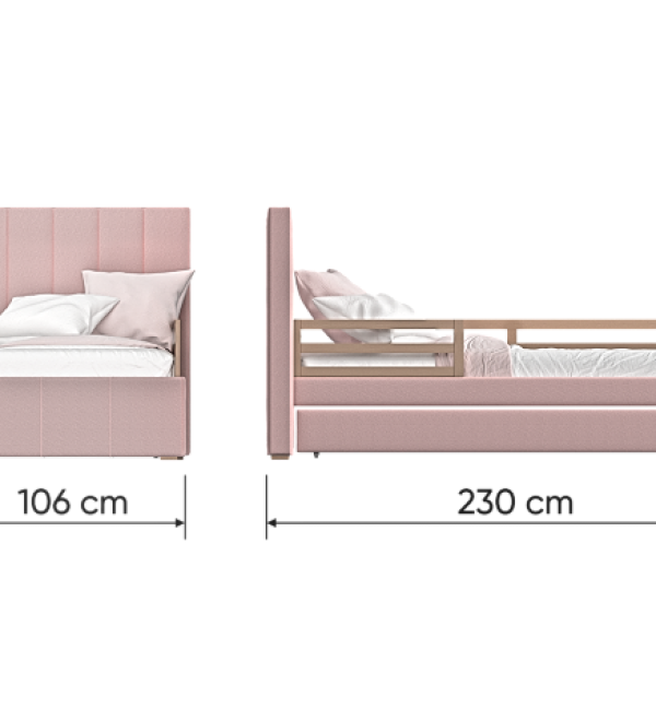 Кровать подростковая Cosy спальное место 90*200 см (бирюзовый)