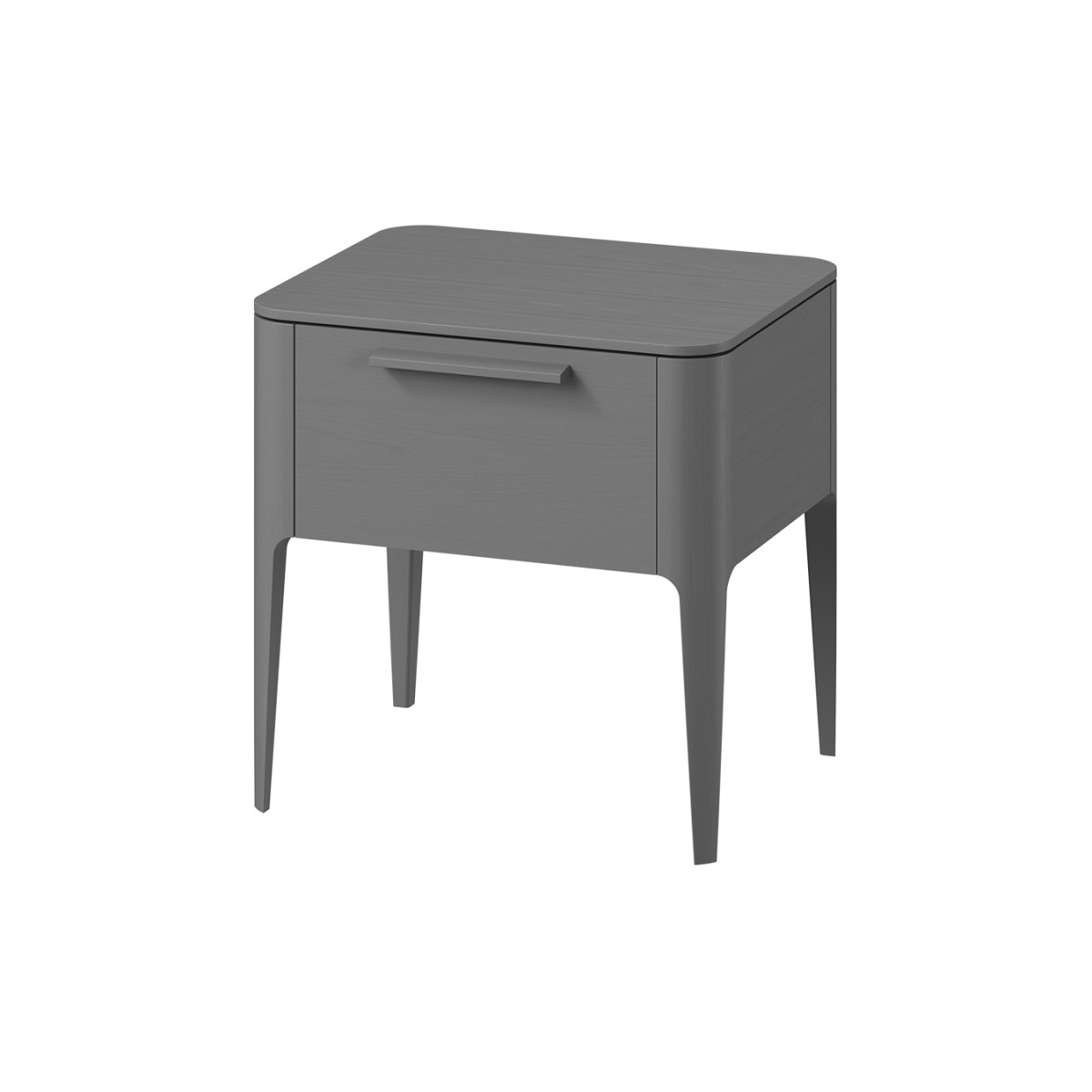 Тумба прикроватная Type oak 1 ящик (серый)