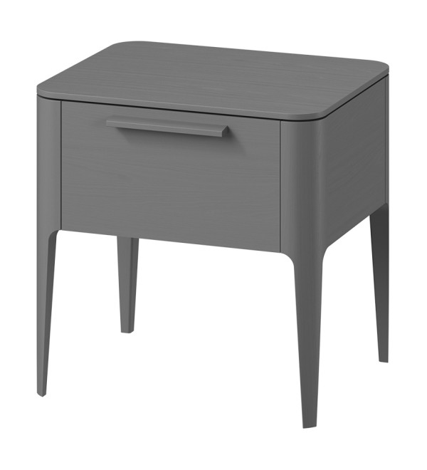 Тумба прикроватная Type oak 1 ящик (серый)