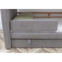Кровать двухъярусная Cosy антивандальная ткань (серый)