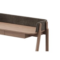 Консоль Basic 120*45 см (натуральный дуб, коричневый рогожка)