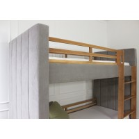 Кровать двухъярусная Cosy антивандальная ткань (серый)