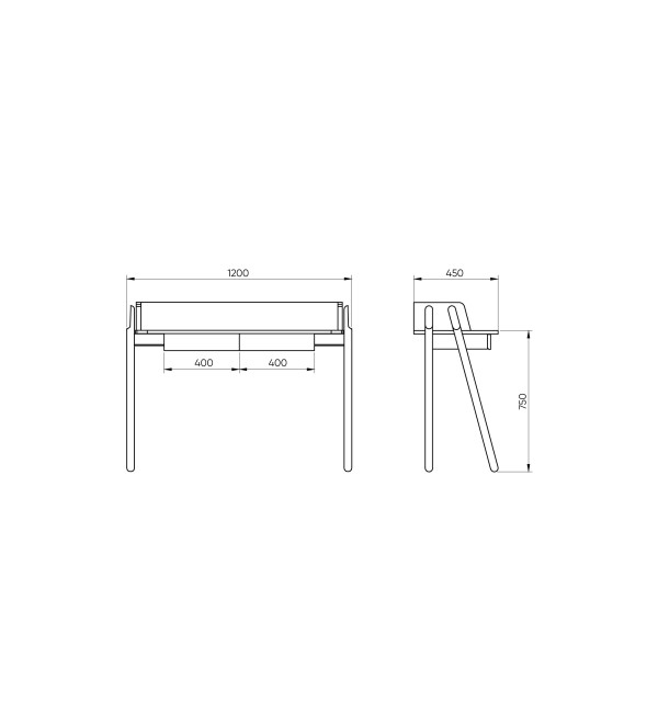 Консоль Basic 120*45 см (натуральный дуб, бежевый рогожка)