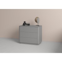 Комод Tammi 3 ящика ширина 90 см (серый)