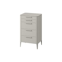 Комод Type oak высокий 5 ящиков (серо-бежевый)