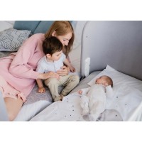 Кроватка-трансформер KIDI Soft (серый)
