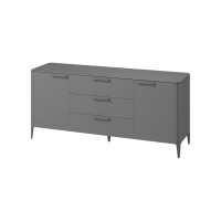 Тумба Type oak 2 двери 3 ящика (серый)