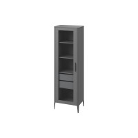 Витрина Type oak стеклянная высота 200 см L (серый)