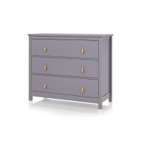 Комод Wood 3 ящика (серый)