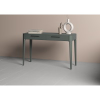 Консоль Type oak 2 ящика ширина 120 см (темно-серый)