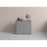 Комод Tammi 3 ящика ширина 90 см (серый)