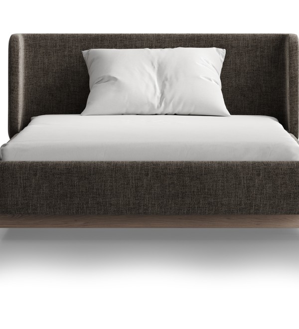 Кровать Basic спальное место 120*200 см (коричневый, рогожка)