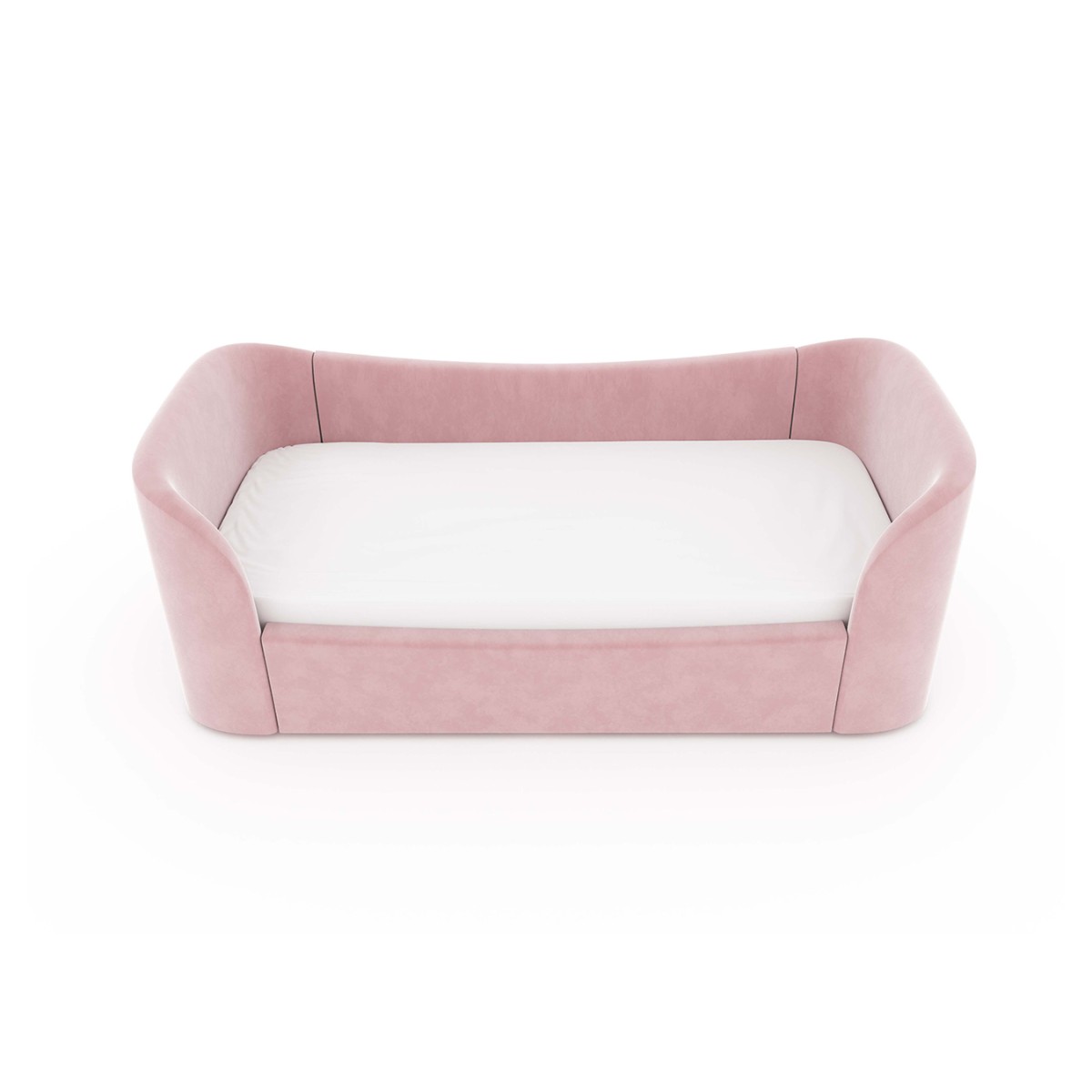 Диван-кровать KIDI Soft 90*200 см антивандальная ткань (розовый)