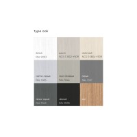 Тумба Type oak под ТВ ширина 180 см (дымка)
