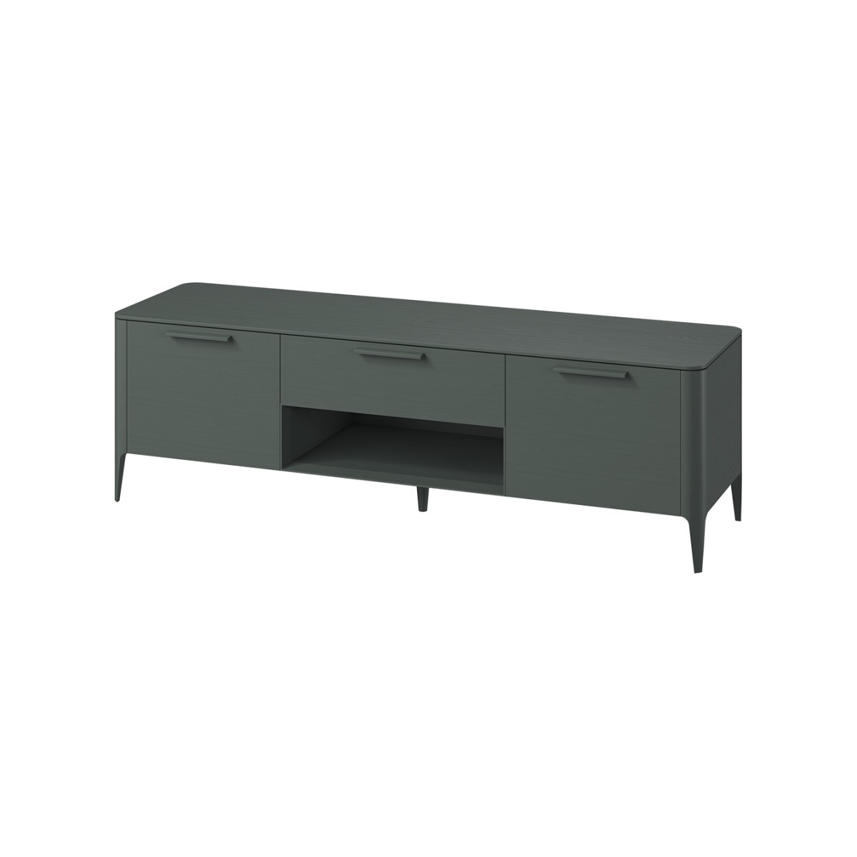 Тумба Type oak под ТВ ширина 180 см (темно-серый)