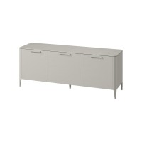 Тумба Type oak 3 двери ширина 180 см (серо-бежевый)