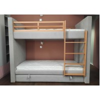 Кровать двухъярусная Cosy (серый)
