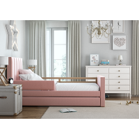 Кровать подростковая Cosy спальное место 90*200 см (розовый)