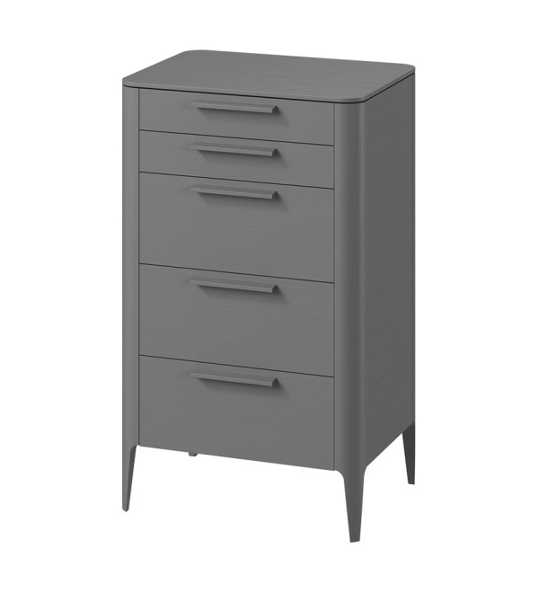 Комод Type oak высокии? 5 ящиков (серый)
