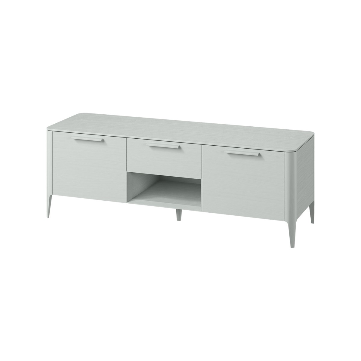 Тумба Type oak под ТВ ширина 160 см (светло-серый)