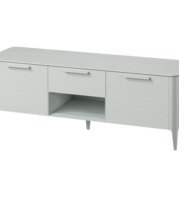 Тумба Type oak под ТВ ширина 160 см (светло-серый)
