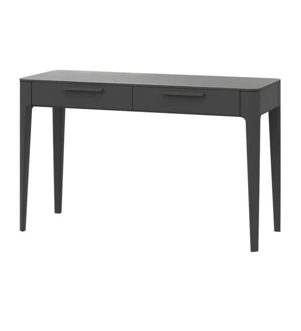 Консоль Type oak 2 ящика ширина 120 см (черный)