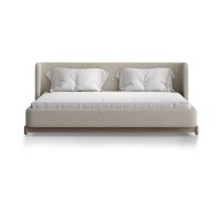 Кровать Basic спальное место 180*200 см (молочный, букле)