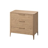 Комод Type oak 3 ящика ширина 90 см (натуральный дуб)