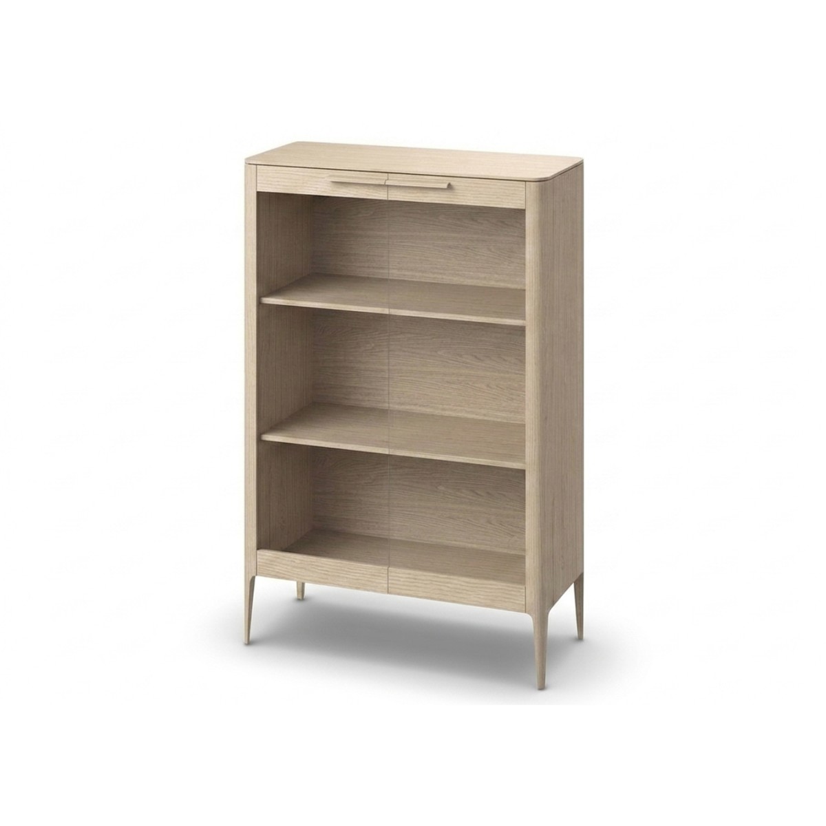 Витрина Type oak стеклянная высота 150 см (беленый дуб)