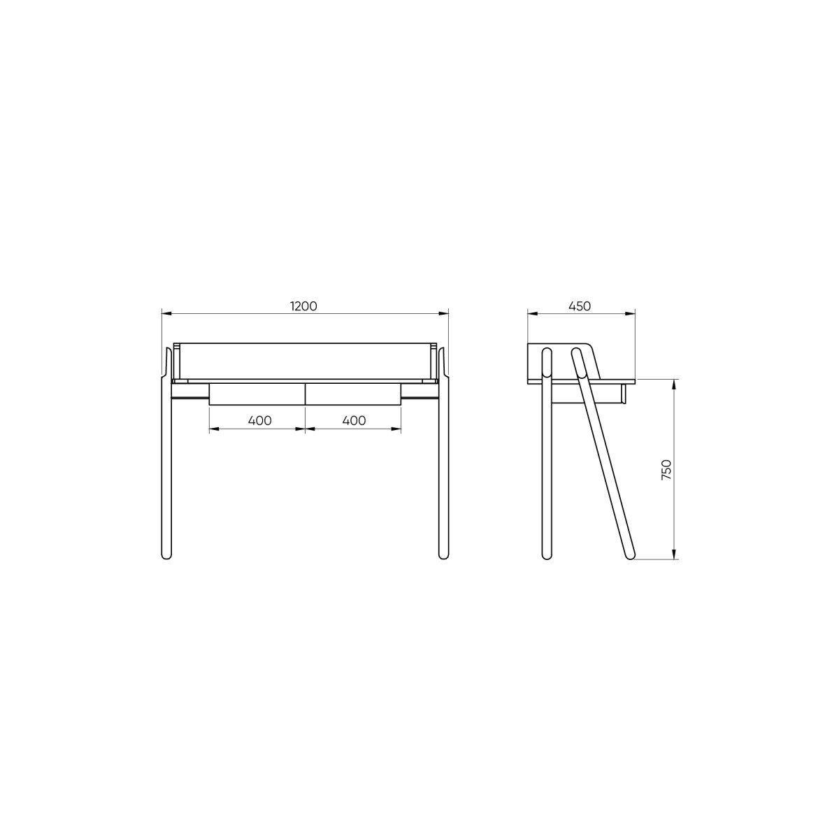 Консоль Basic 120*45 см (натуральный дуб, бежевый экокожа)
