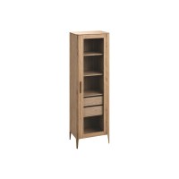 Витрина Type oak стеклянная высота 200 см R (натуральный дуб)