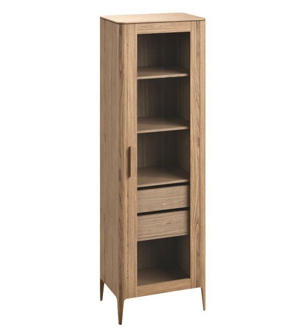 Витрина Type oak стеклянная высота 200 см R (натуральный дуб)