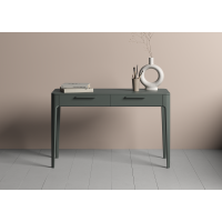 Консоль Type oak 2 ящика ширина 120 см (темно-серый)