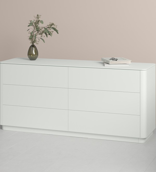 Комод Tammi 6 ящиков ширина 170 см (белый)