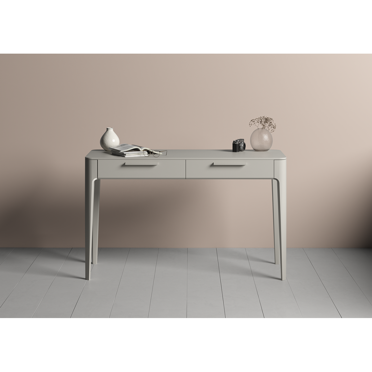 Консоль Type 2 ящика ширина 120 см (серо-бежевый)