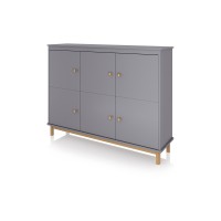 Шкаф Classic низкий (серый)