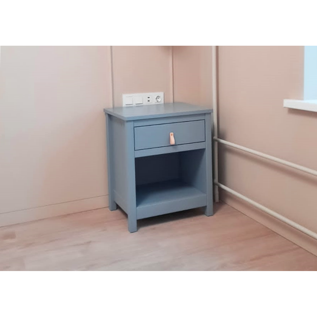 Тумба прикроватная Wood (серый)
