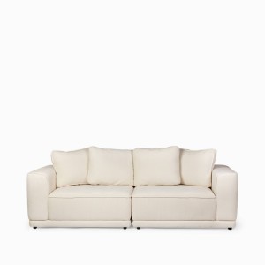 Диван Karla ширина 250 (молочный, чёрный)